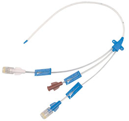 A venous catheter, similar to those used by Stricker, and which are know to be responsible for Agrobacterium infections.